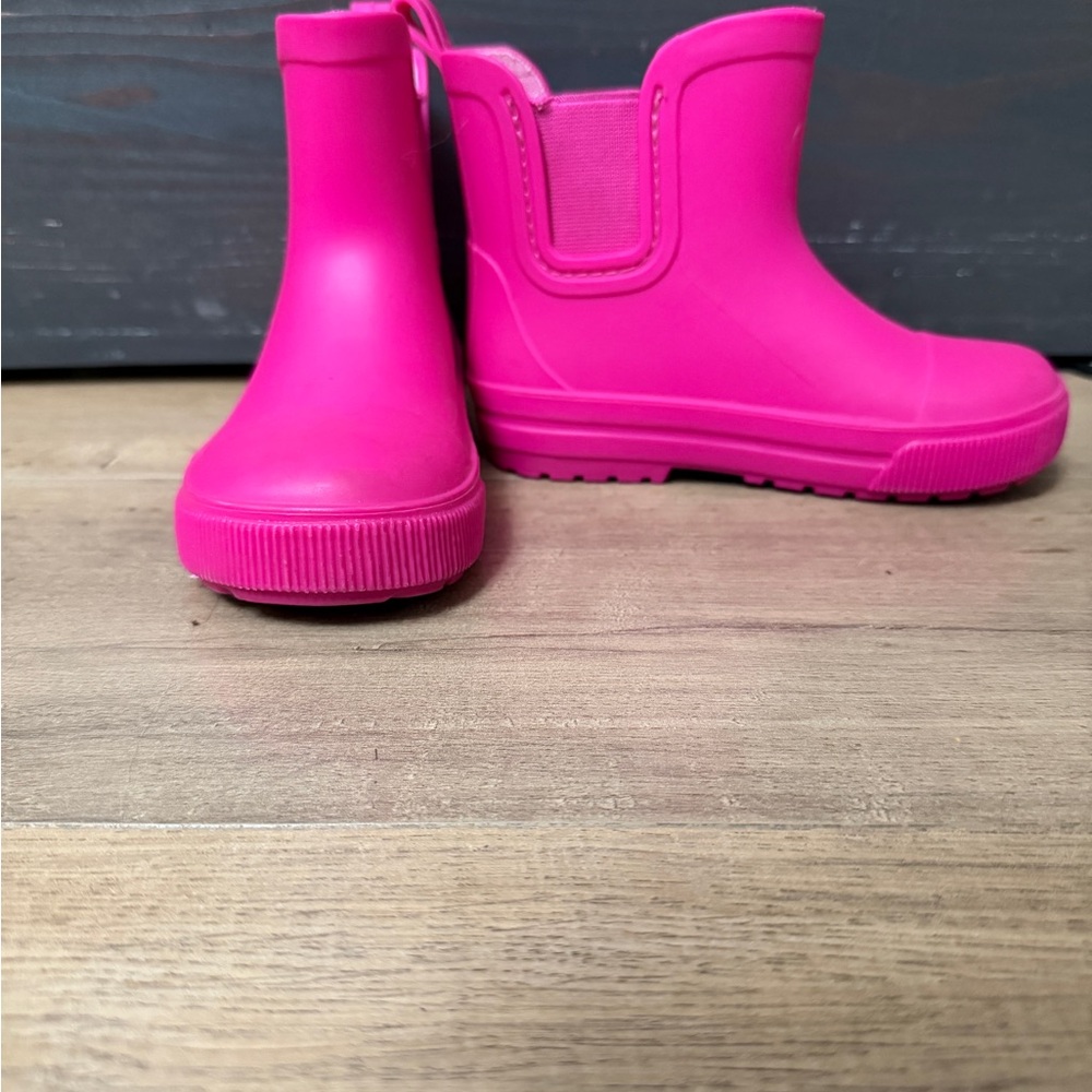 GAP Vibrant Pink Toddler Kids Rain Boots